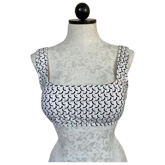 Billabong Sincerely Jules Sweet Siesta Crop Tank Bikini Top Size Large NWT - Picture 4 of 14